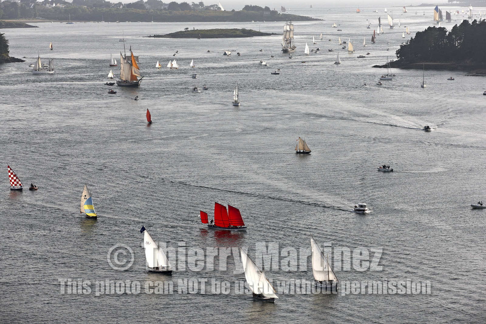 Semaine du Golfe 2015. Parade d'arrivée de la flotte.