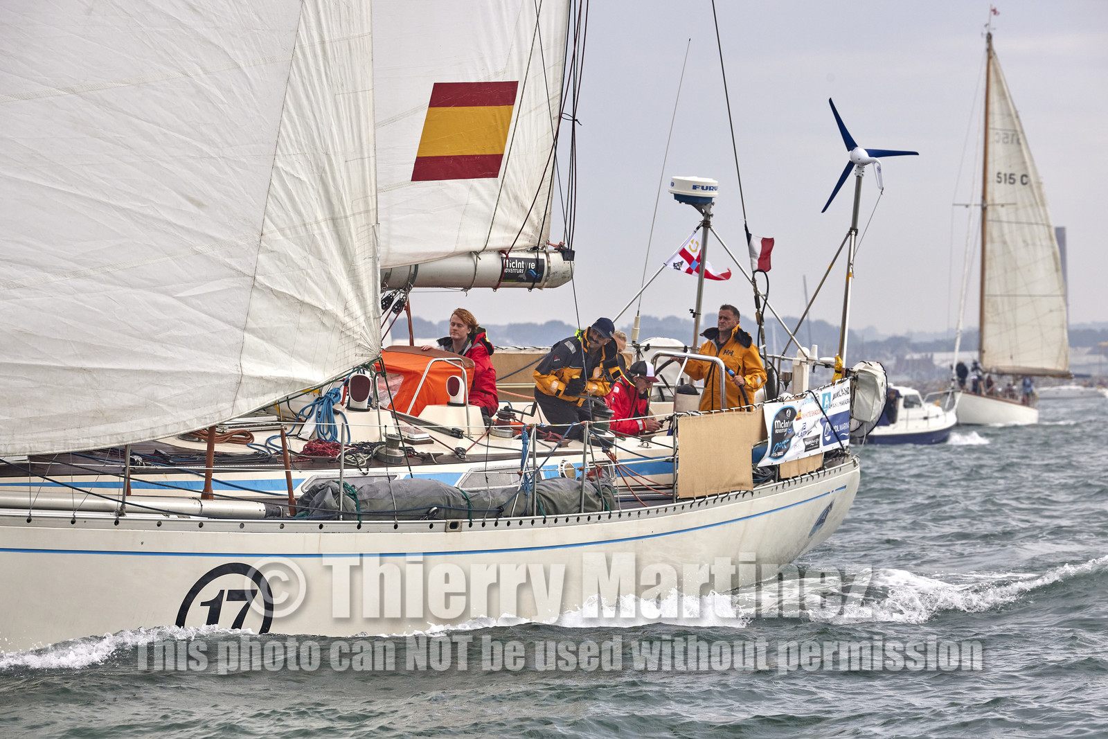 23_19540   © Thierry Martinez. SOUTHAMPTON,  - UK 10 septembre 2023.OCEAN GLOBE RACE 2023.Start Leg 1 : Southampton ( UK)   Cape Town ( South Africa)