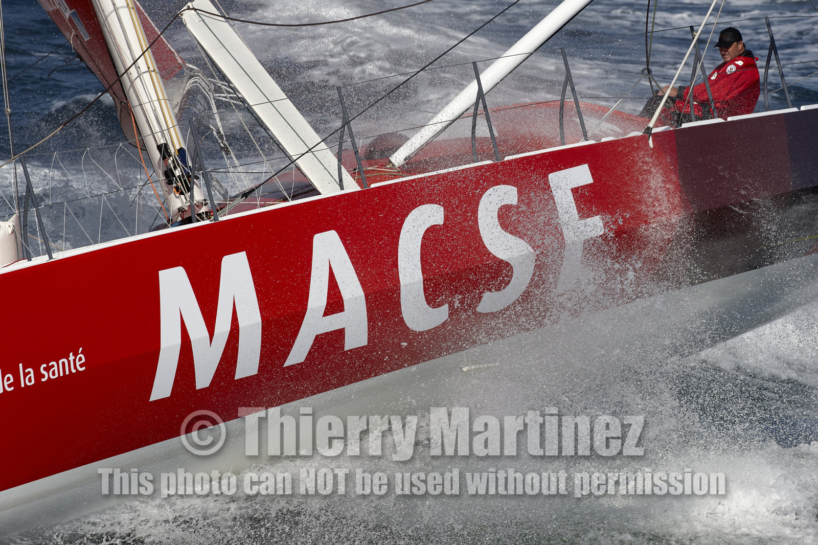 MACSF , Bertrand de Broc et Marc Guillemot avant la Transat Jacques Vabre 2015.