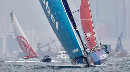 team AkzoNobel  in Volvo Ocean Race 2017-18.