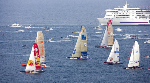 ROUTE DU RHUM Start in St Malo.Oct  2006
