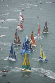 VENDEE GLOBE 2012 13 , Start  10 Nov 2012.