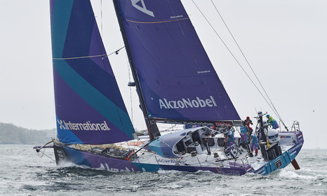team AkzoNobel  in Volvo Ocean Race 2017-18.