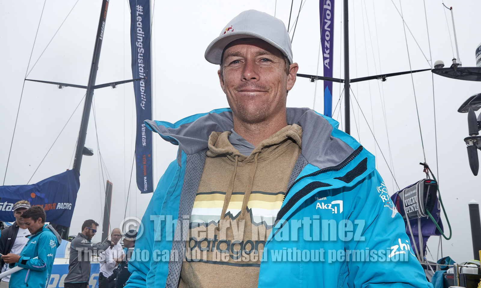 team AkzoNobel  in Volvo Ocean Race 2017-18.