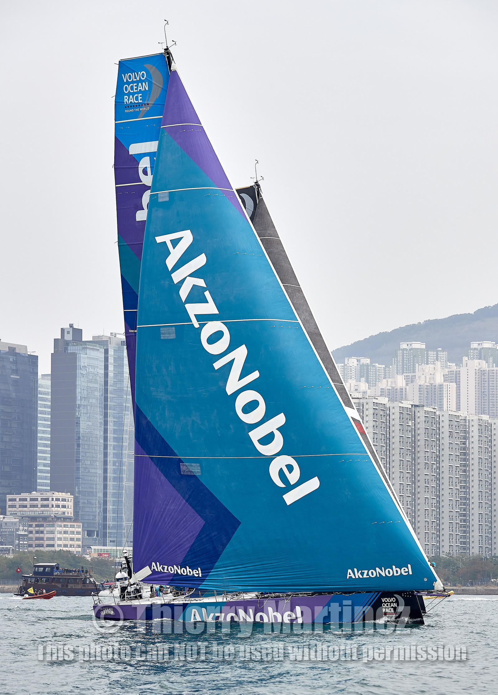 team AkzoNobel  in Volvo Ocean Race 2017-18.
