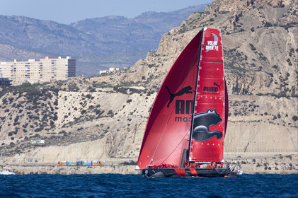 VOLVO OCEAN RACE - 2008 2009. IN-PORT RACE in Alicante-Spain.
