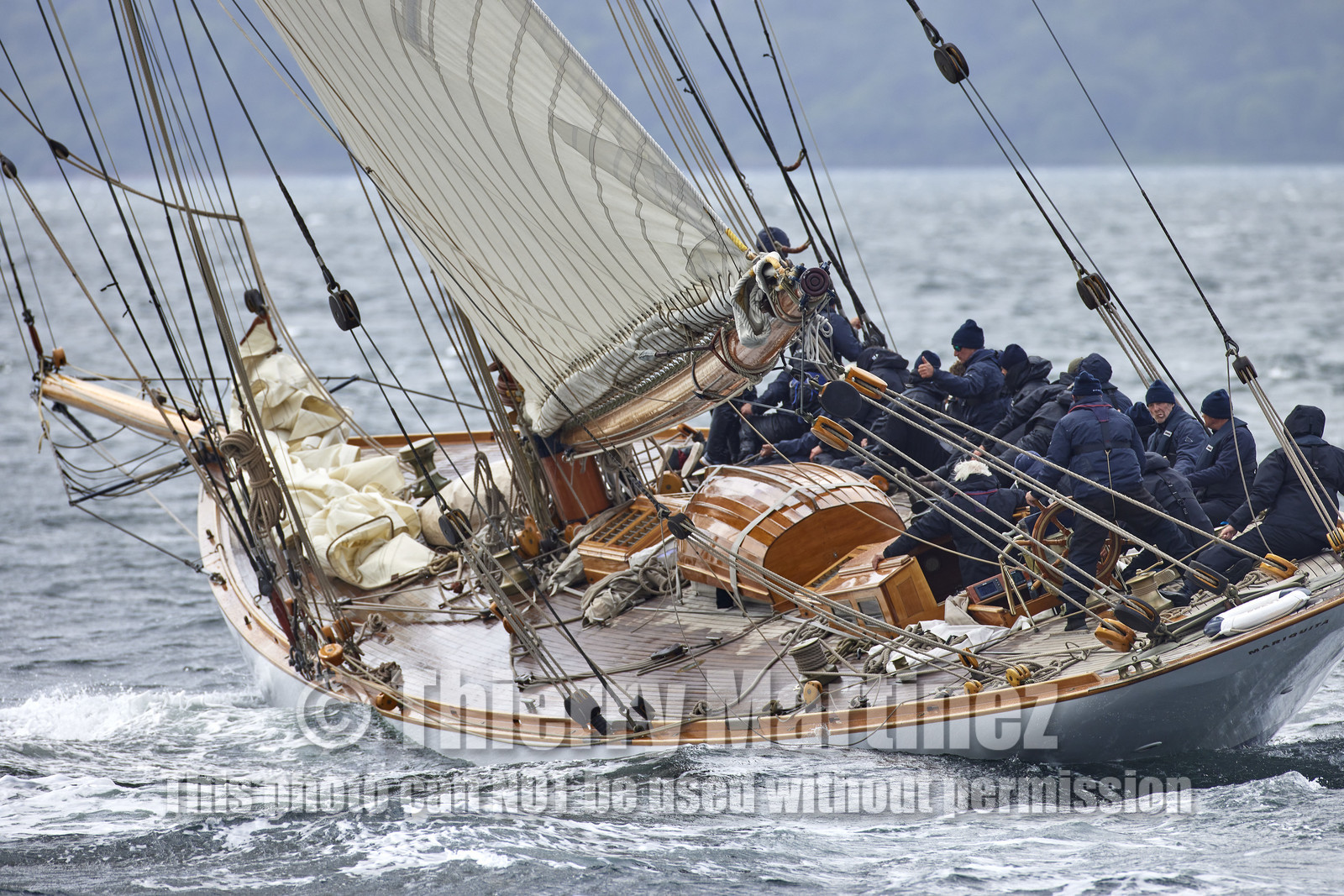 22_17006   © Thierry Martinez.FAIRLIE,SCOTLAND - UK 12th June 20222022 RICHARD MILLE FIFE REGATTA.Day 2 : LARGS to ROTHESAY