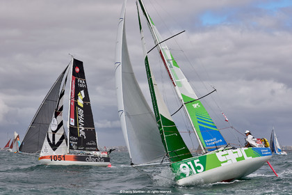 23_21932   © Thierry Martinez. LES SABLES D'OLONNE, 85 - FRANCE 25 septembre 2023.Départ MINI TRANSAT 2023. Départ du Dimanche 24 septembre retardé au Lundi 25 Sept .Les Sables d’Olonne (FRA)    Santa Cruz de la Palma ( Canaries)    St François ( Guadeloupe): 4050 NM.