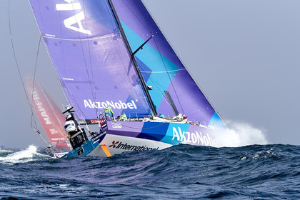 team AkzoNobel  in Volvo Ocean Race 2017-18.