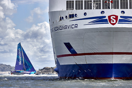 team AkzoNobel  in Volvo Ocean Race 2017-18.