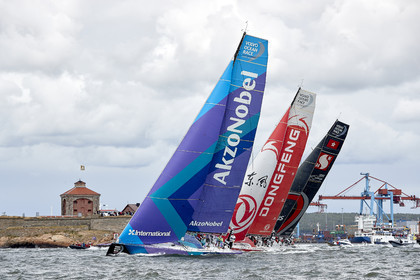 team AkzoNobel  in Volvo Ocean Race 2017-18.