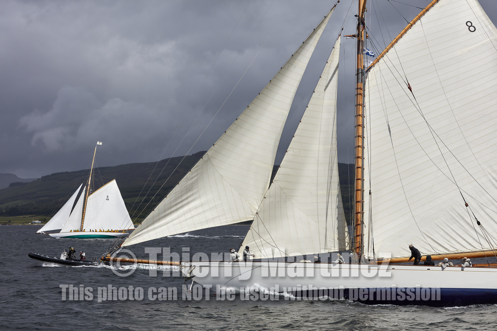 22_17006   © Thierry Martinez.FAIRLIE,SCOTLAND - UK 12th June 20222022 RICHARD MILLE FIFE REGATTA.Day 2 : LARGS to ROTHESAY