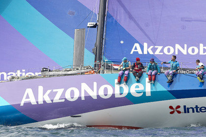 team AkzoNobel  in Volvo Ocean Race 2017-18.
