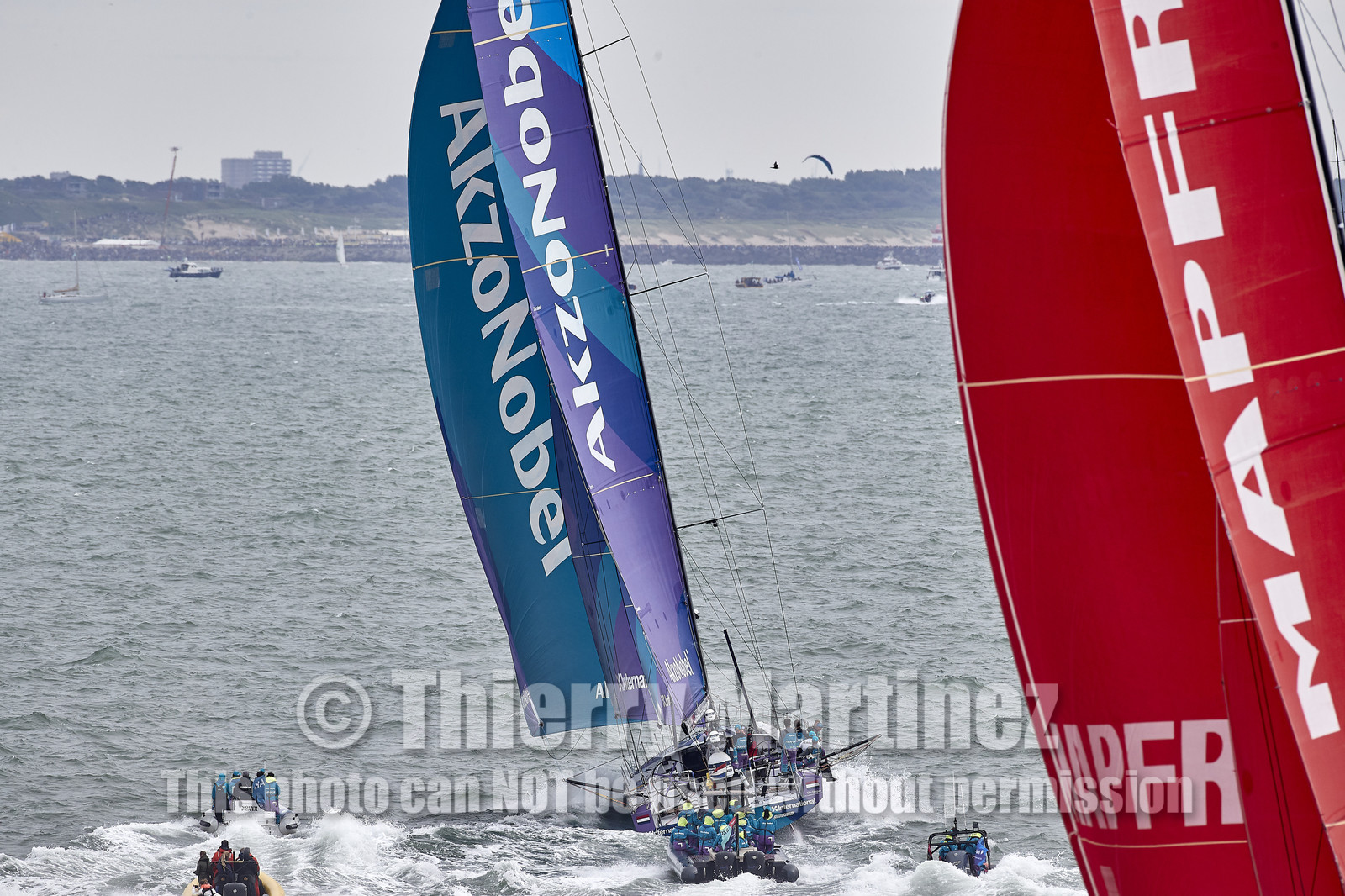 team AkzoNobel  in Volvo Ocean Race 2017-18.
