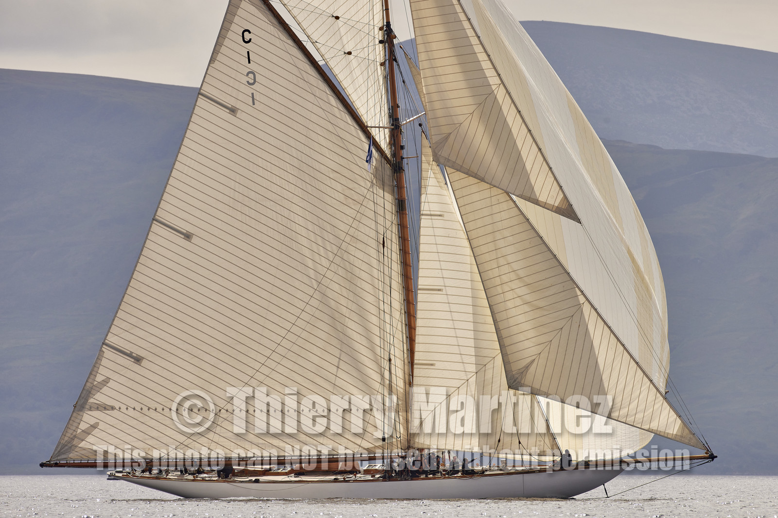 22_22995  © Thierry Martinez.FAIRLIE,SCOTLAND - UK 14th June 20222022 RICHARD MILLE FIFE REGATTA.Day 4 :ROTHESAY (ISLE OF BUTE) to PORTAVADIE.