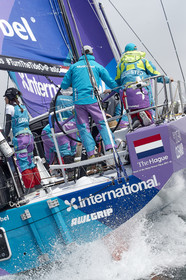 team AkzoNobel  in Volvo Ocean Race 2017-18.