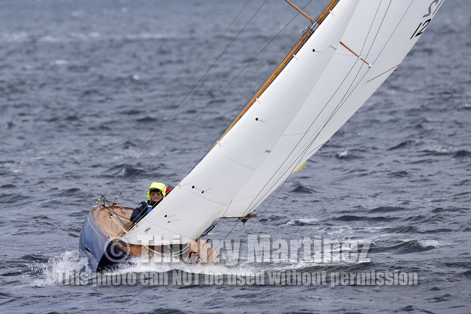 22_17006   © Thierry Martinez.FAIRLIE,SCOTLAND - UK 12th June 20222022 RICHARD MILLE FIFE REGATTA.Day 2 : LARGS to ROTHESAY
