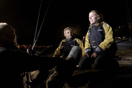 MAXI  SPINDRIFT 2 Jules Verne trophy  2015 2016 attempt.