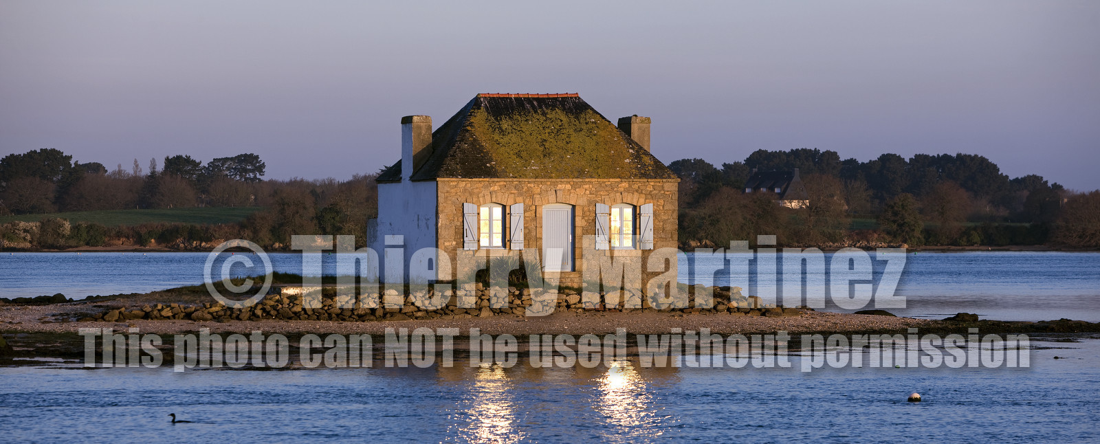 Sunrise in St Cado . Brittany - France.