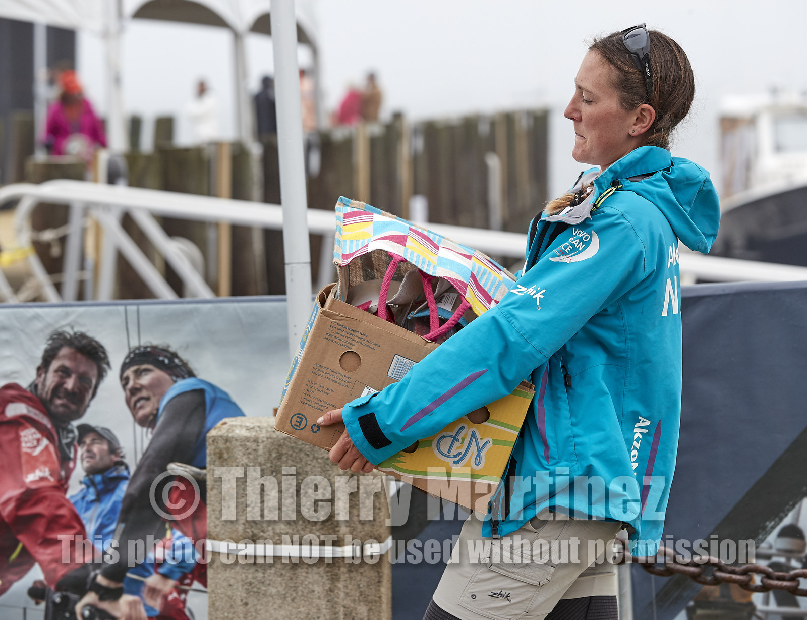 team AkzoNobel  in Volvo Ocean Race 2017-18.