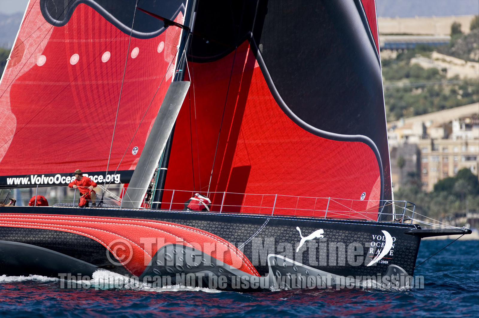 VOLVO OCEAN RACE - 2008 2009. IN-PORT RACE in Alicante-Spain.