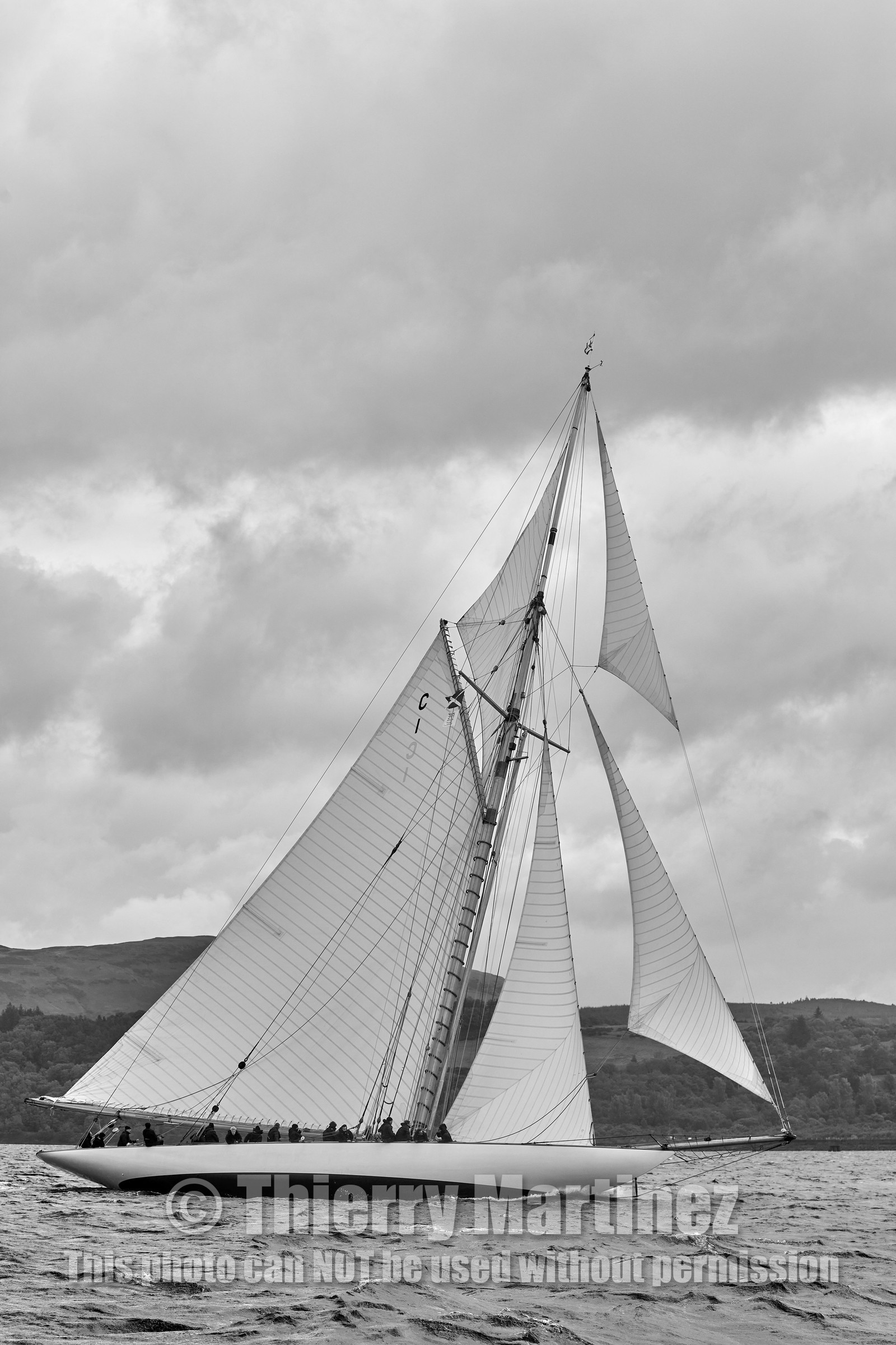 22_17006   © Thierry Martinez.FAIRLIE,SCOTLAND - UK 12th June 20222022 RICHARD MILLE FIFE REGATTA.Day 2 : LARGS to ROTHESAY