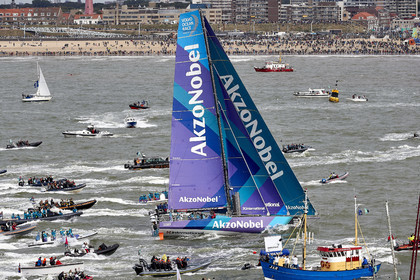team AkzoNobel  in Volvo Ocean Race 2017-18.
