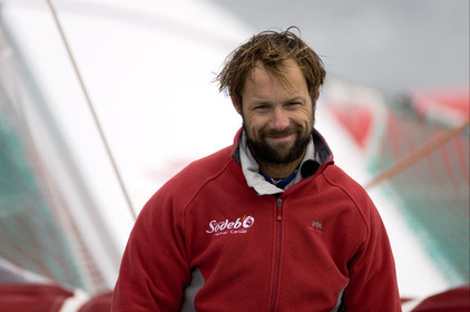 Thomas Coville (FRA) Solo Sailing Round the World Record attempt, Finish .