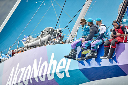 team AkzoNobel  in Volvo Ocean Race 2017-18.