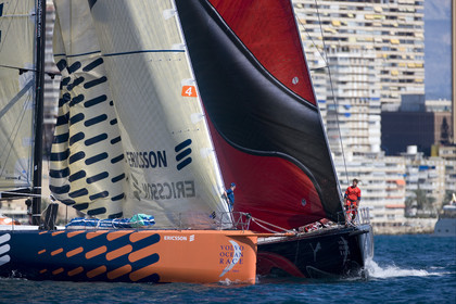 VOLVO OCEAN RACE - 2008 2009. IN-PORT RACE in Alicante-Spain.