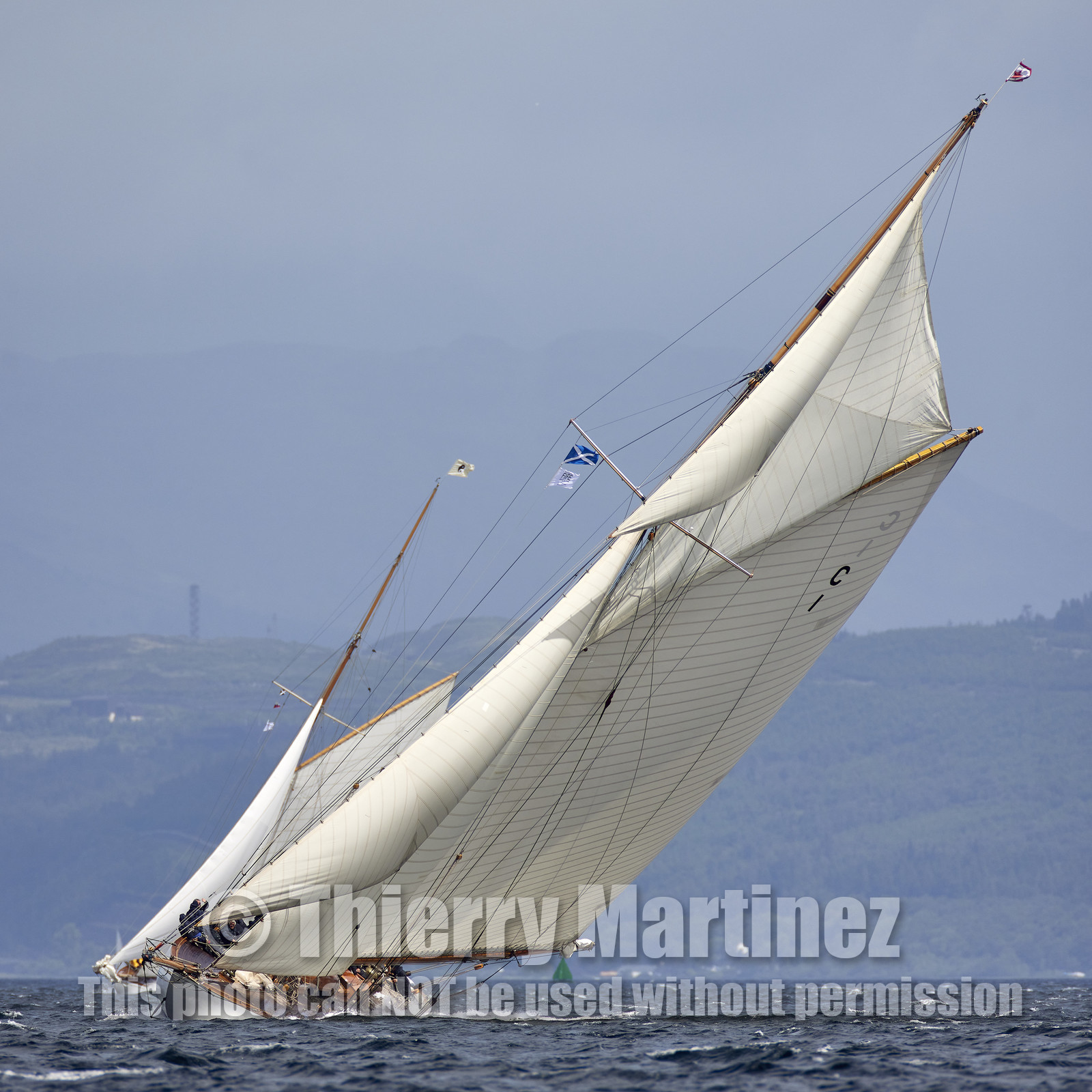 22_17006   © Thierry Martinez.FAIRLIE,SCOTLAND - UK 12th June 20222022 RICHARD MILLE FIFE REGATTA.Day 2 : LARGS to ROTHESAY