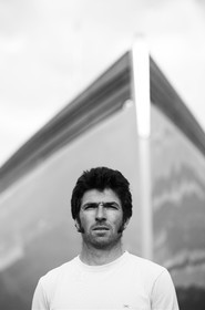 Thierry Dubois (FRA) et son bateau LA LOUISE