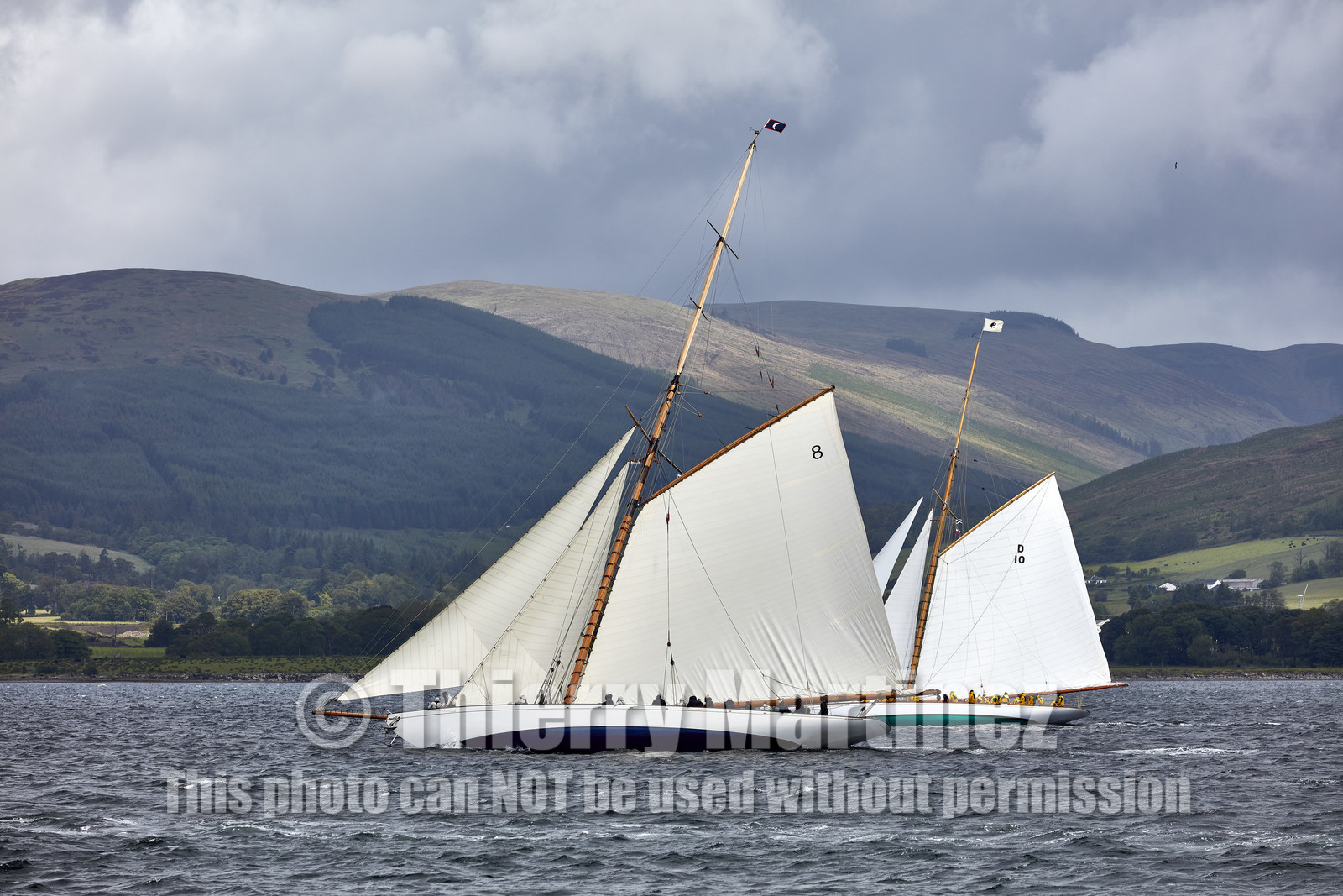 22_17006   © Thierry Martinez.FAIRLIE,SCOTLAND - UK 12th June 20222022 RICHARD MILLE FIFE REGATTA.Day 2 : LARGS to ROTHESAY