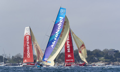 team AkzoNobel  in Volvo Ocean Race 2017-18.