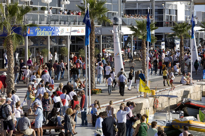 VOLVO OCEAN RACE - 2008 2009. IN-PORT RACE in Alicante-Spain.
