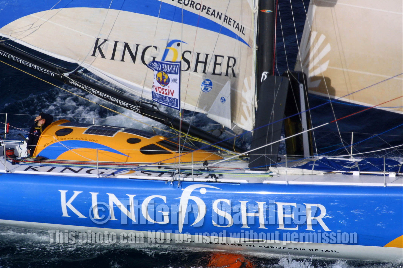 2000 Vendee Globe. Finish. Les Sables d'Olonne(FRA)