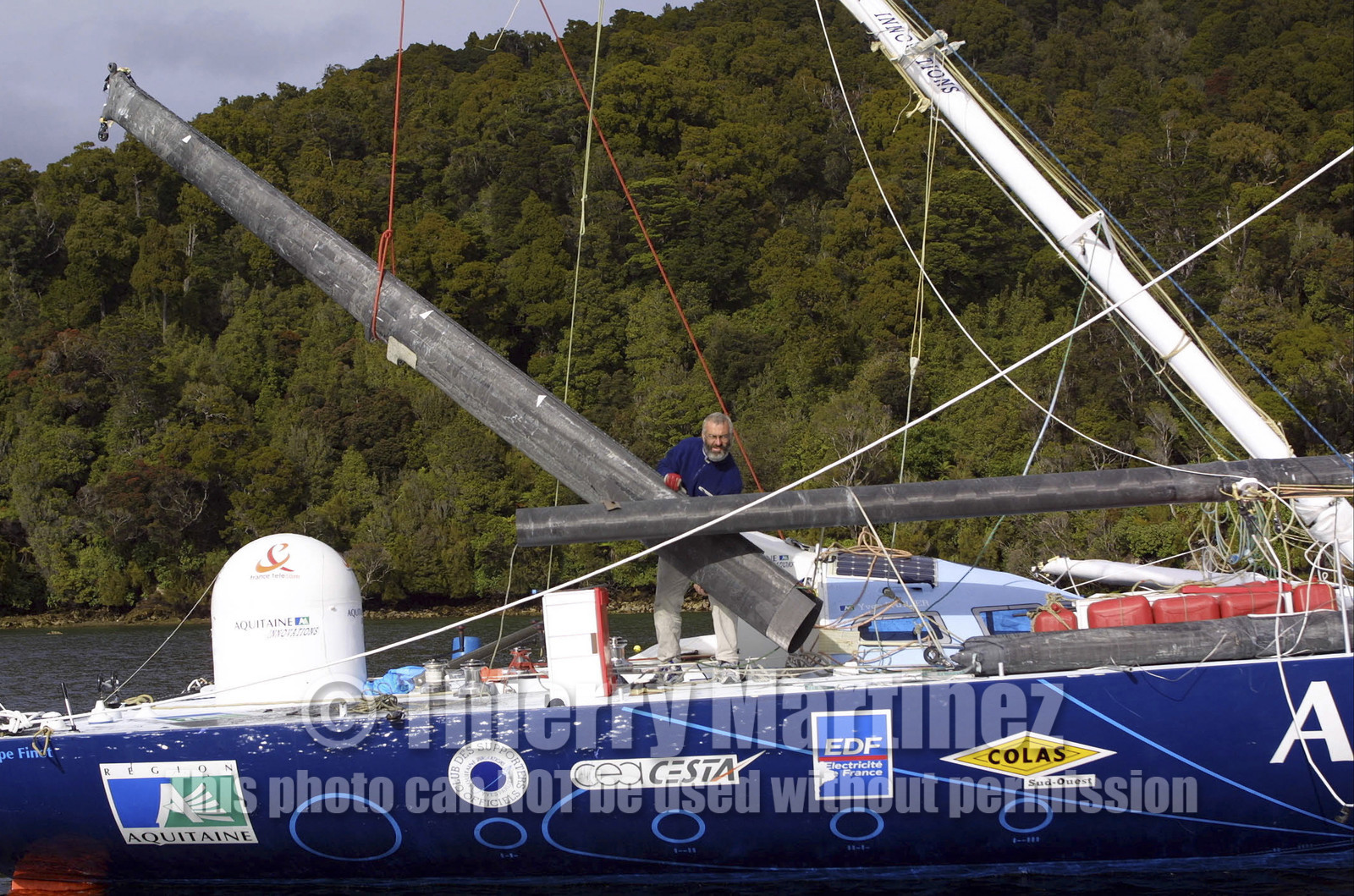 Yves Parlier (FRA) Vendée Globe 2000-01