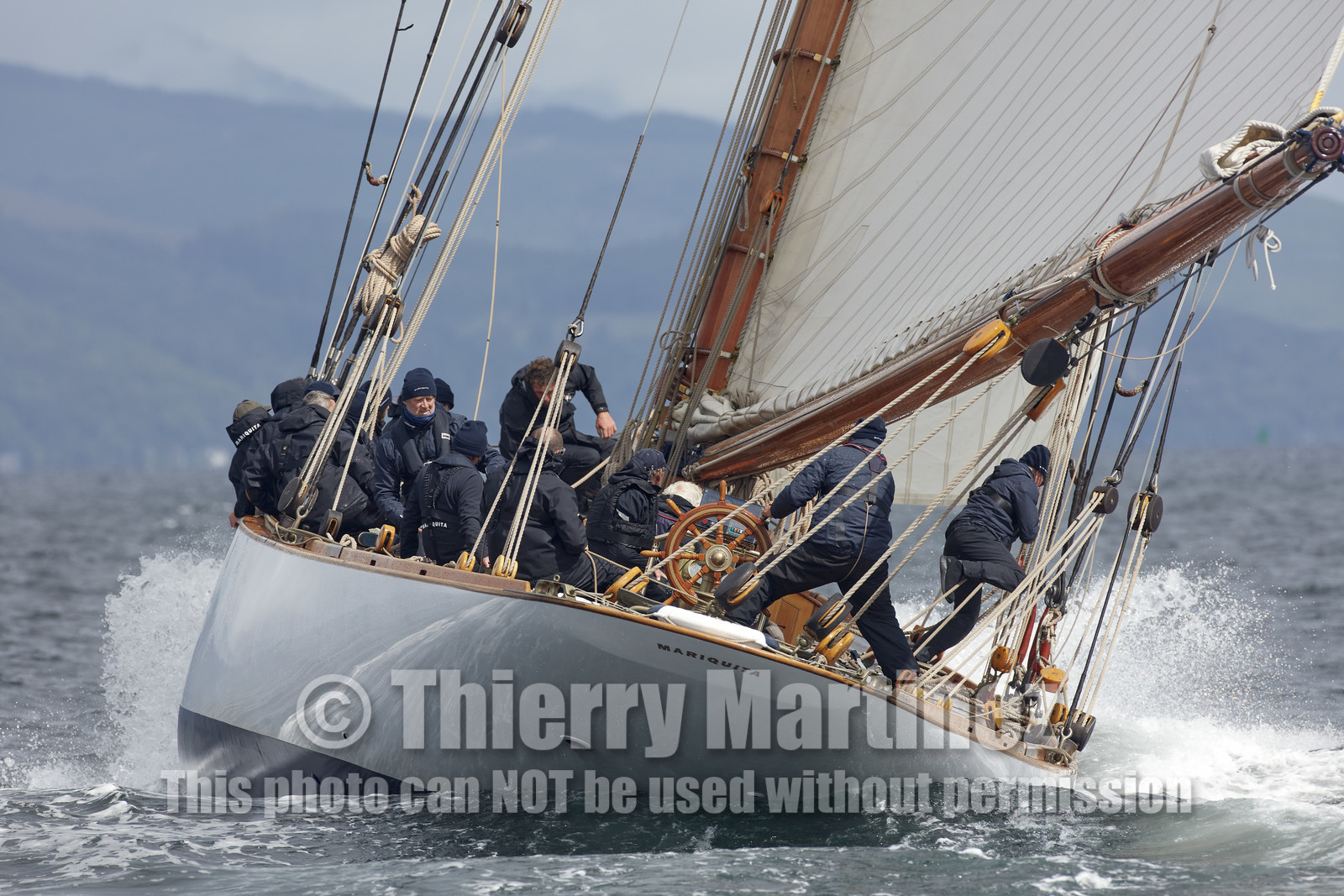 22_17006   © Thierry Martinez.FAIRLIE,SCOTLAND - UK 12th June 20222022 RICHARD MILLE FIFE REGATTA.Day 2 : LARGS to ROTHESAY