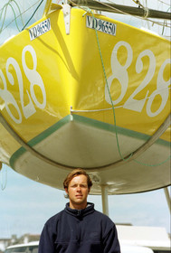 ©Thierry Martinez   Sea&Co. MINI TRANSAT 1997.  Thomas Coville (FRA) ZURICH.