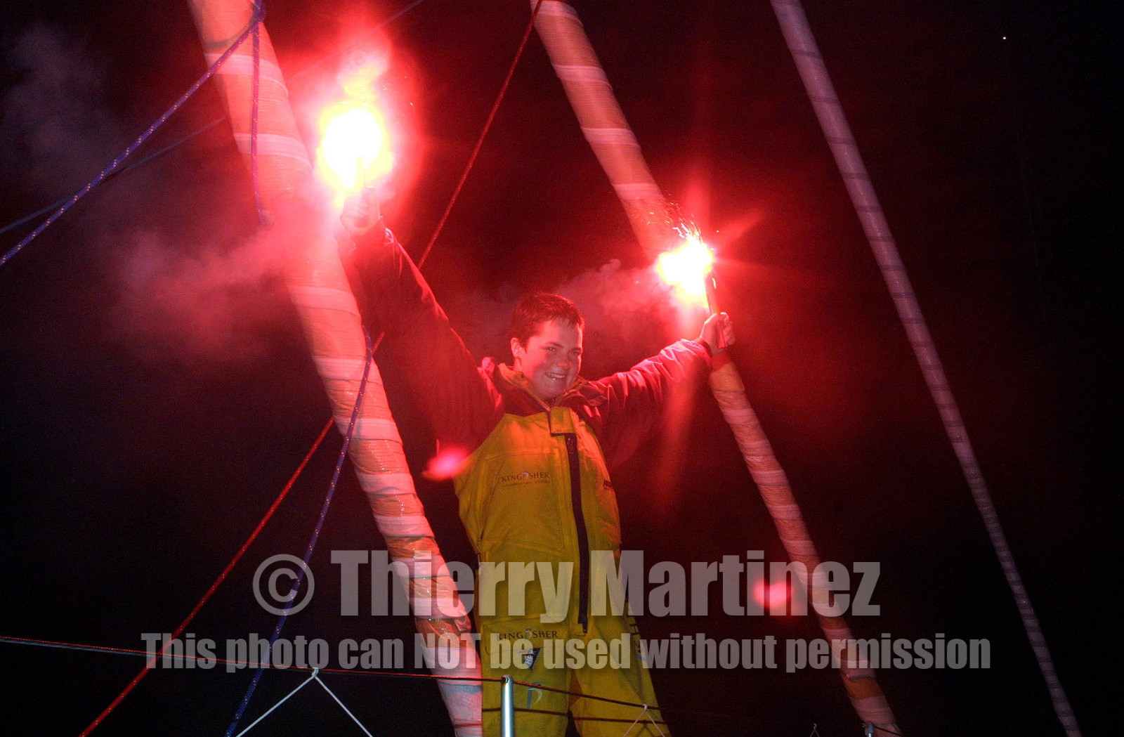 2000 Vendee Globe. Finish. Les Sables d'Olonne(FRA)