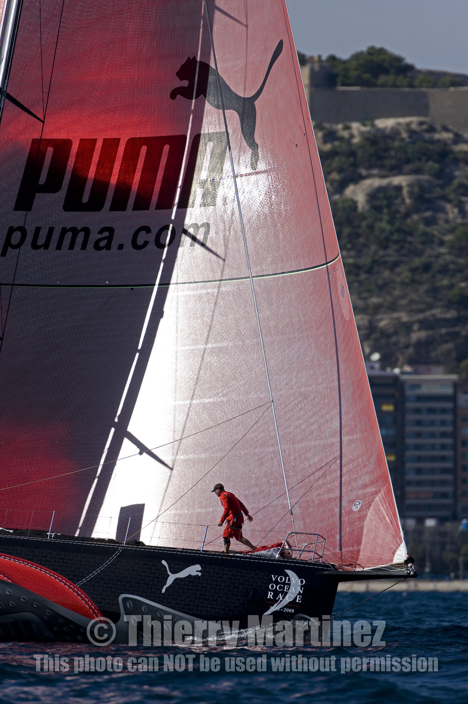 VOLVO OCEAN RACE - 2008 2009. IN-PORT RACE in Alicante-Spain.