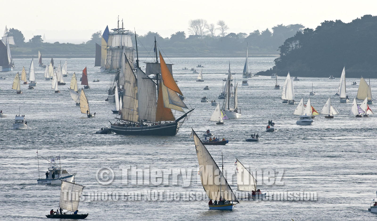 Semaine du Golfe 2015. Parade d'arrivée de la flotte.