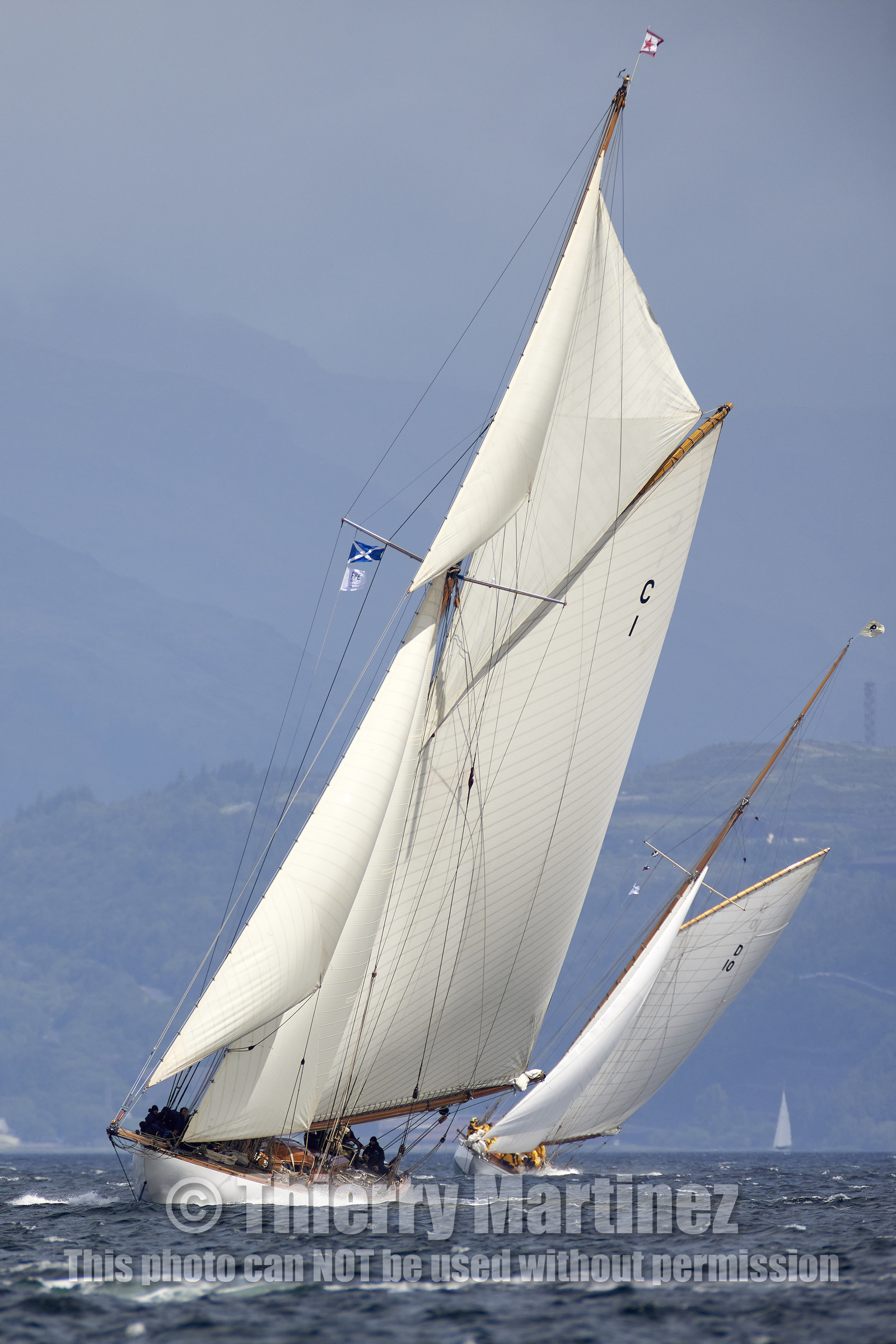 22_17006   © Thierry Martinez.FAIRLIE,SCOTLAND - UK 12th June 20222022 RICHARD MILLE FIFE REGATTA.Day 2 : LARGS to ROTHESAY
