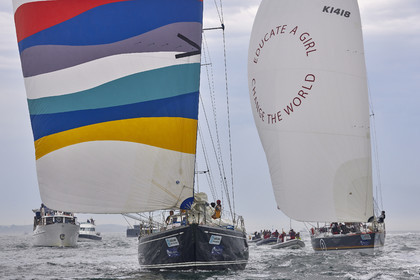 23_19802   © Thierry Martinez.SOUTHAMPTON,  - UK 10 septembre 2023.OCEAN GLOBE RACE 2023.Start Leg 1 : Southampton ( UK)   Cape Town ( South Africa)