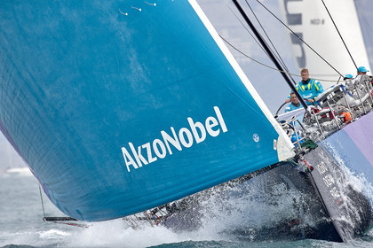team AkzoNobel  in Volvo Ocean Race 2017-18.