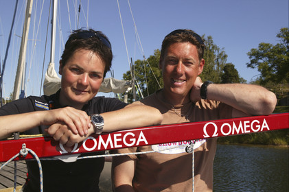 03_3149D  © Th.Martinez,STOCKHOLM ARCHIPELAGO - SWEDEN8 07 03-Archipelago Raid (2003)  Day 1..OMEGA Ellen MacArthur (UK)and NICK MOLONEY (AUS)