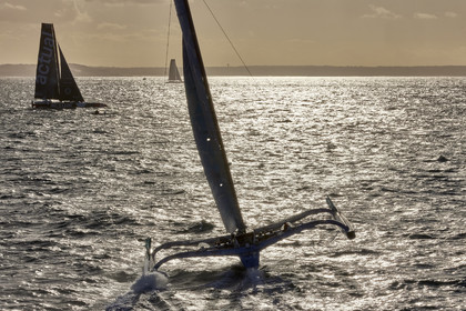 22_40165   © Thierry Martinez.DINARD, FRANCE. 9 Novembre  2022Départ de la 12éme ROUTE DU RHUM, transatlantique course à la voile en solitaire de St Malo(FRA)  à Pointe à Pitre (FRA-Guadeloupe) 3.543 milles nautiques.
