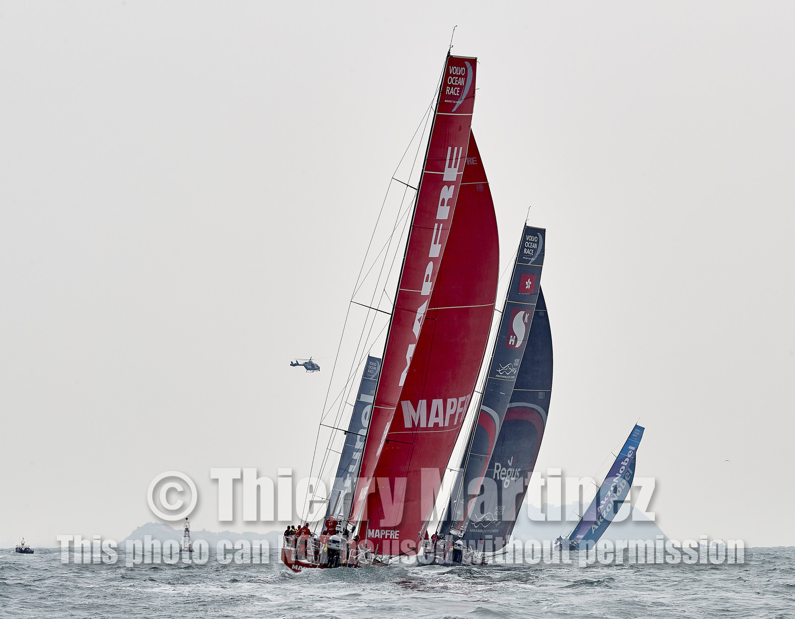 team AkzoNobel  in Volvo Ocean Race 2017-18.