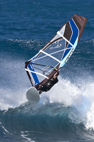 Windsurf in waves at Hookip'a Beach - North Shore Maui - Hawaii.