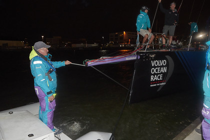 team AkzoNobel  in Volvo Ocean Race 2017-18.